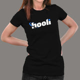 Silicon Valley Hooli Logo T-Shirt For Women India