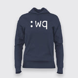 How To Exit Vim Programmer Funny Hoodies For Women