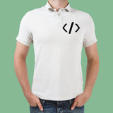 Html Tag Polo T-Shirt For Men Online India