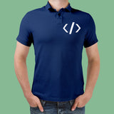 Html Tag Polo T-Shirt For Men