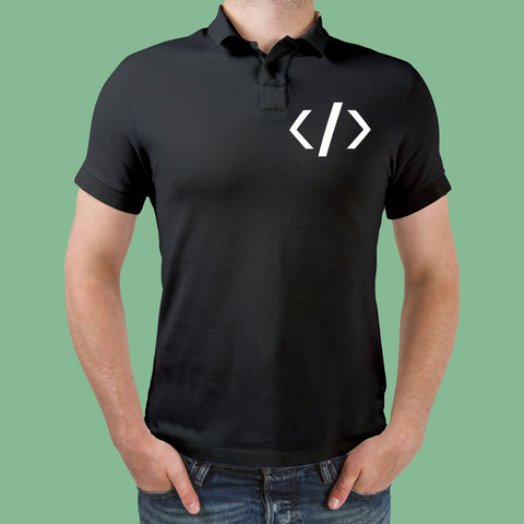 Html Tag Polo T-Shirt For Men Online