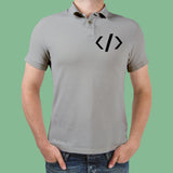 Html Tag Polo T-Shirt For Men
