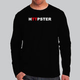 Httpster Internet Hipster Funny Programmer Full Sleeve T-Shirt For Men Online India
