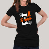 Hug A Beagle Today T-Shirt For Women Online India