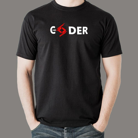 I Am A Coder Men's Programmer T-Shirt Online India