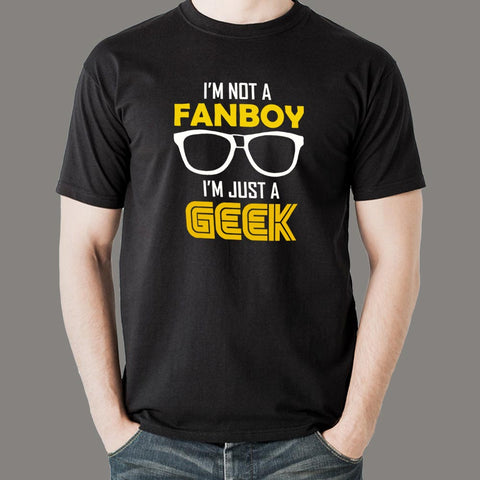 I Am Not A Fanboy Just A Geek Programmer T-Shirt For Men Online India