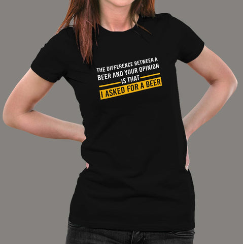  I Asked For A Beer Funny Drinking Hoodies For Women Online India