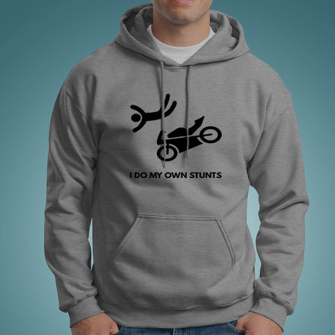 I Do My Own Stunts Motorcycle Hoodies For Men Online India