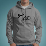 I Do My Own Stunts Funny Bicycle Hoodies For Men India