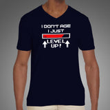 I Don't Age I Level Up Funny Gaming T-Shirt For Men