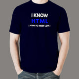 I Know HTML How to Meet Love Men's T-Shirt