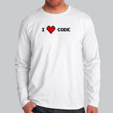 I Love Code T-Shirt For Men
