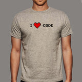 I Love Code T-Shirt For Men Online