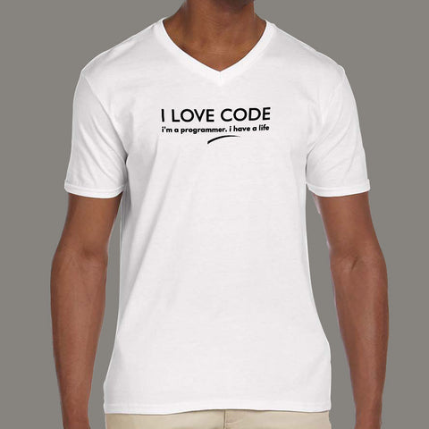Programmer Men's V Neck T-Shirt Online India