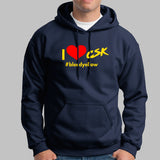 I Love CSK Men's Chennai Super Kings Hoodies For Men Online India