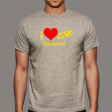 I Love CSK Men's Chennai Super Kings Cotton T-shirt
