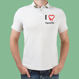 I Love/Heartbleed OpenSSL Polo T-Shirt For Men India