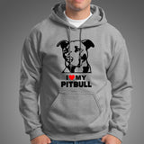 I Love Pitbull T-Shirt For Men