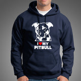 I Love Pitbull T-Shirt For Men