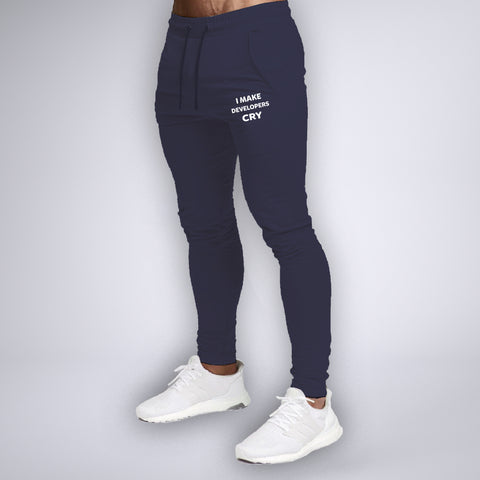 I Make Developers Cry Printed Joggers For Men