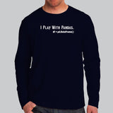 Playing With Pandas Python T-Shirt - Data Fun Unleashed