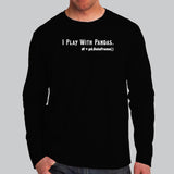 Playing With Pandas Python T-Shirt - Data Fun Unleashed