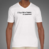 Playing With Pandas Python T-Shirt - Data Fun Unleashed