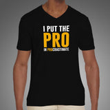 Funny Quote V Neck T-Shirt For Men Online