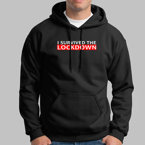 I Survived The Lockdown Hoodies For Men Online India