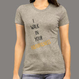 I Walk In Your Faithfulness Bible Verse T-Shirt For Women