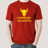 I Support Jallikattu Men's T-shirt