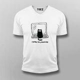 Funny Cat Computer Tech T-Shirt for IT Pros