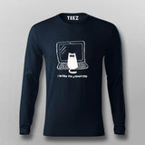 Funny Cat Computer Tech T-Shirt for IT Pros