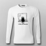 Funny Cat Computer Tech T-Shirt for IT Pros