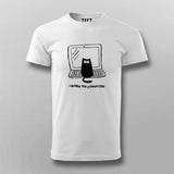 Funny Cat Computer Tech T-Shirt for IT Pros