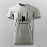 Funny Cat Computer Tech T-Shirt for IT Pros