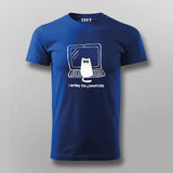 Funny Cat Computer Tech T-Shirt for IT Pros