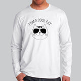 I AM A Cool Cat Full Sleeve T-Shirt India