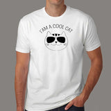 I AM A Cool Cat T-Shirt For Men Online India