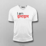 I Am Jhama Jham Funny Hindi T-shirt For Men