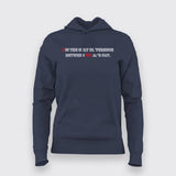 I AM THE DIFFERENCE BETWEEN FIT AND FAT T Gym Hoodies For Women