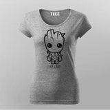 I Am Groot T-Shirt For Women Online India