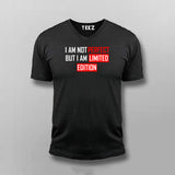 I Am Not Perfect But I Am Limited Edition Funny Attitude T-Shirt For Men