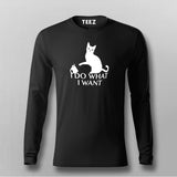 I Do What I Want Cat T-Shirt For Men