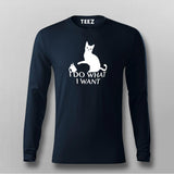I Do What I Want Cat T-Shirt For Men