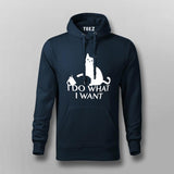 I Do What I Want Cat Hoodies For Men
