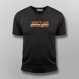 Sarcastic V Neck T-Shirt For Men Online India