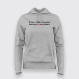 IF PLAN A FAILS REMEMBER THERE ARE 25 MORE LETTERS Funny Hoodies For Women