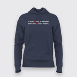 IF PLAN A FAILS REMEMBER THERE ARE 25 MORE LETTERS Funny Hoodies For Women