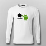 Android Fixes Apple T-Shirt - Cross-Tech Handyman
